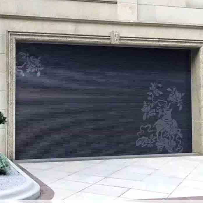 Fashion Electrical Aluminum sectional Garage Door / Sleek and Secure Remote Control Aluminum sectional Garage Door  for Every Home