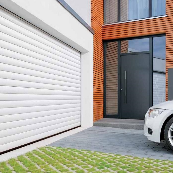 Auminum roller garage door