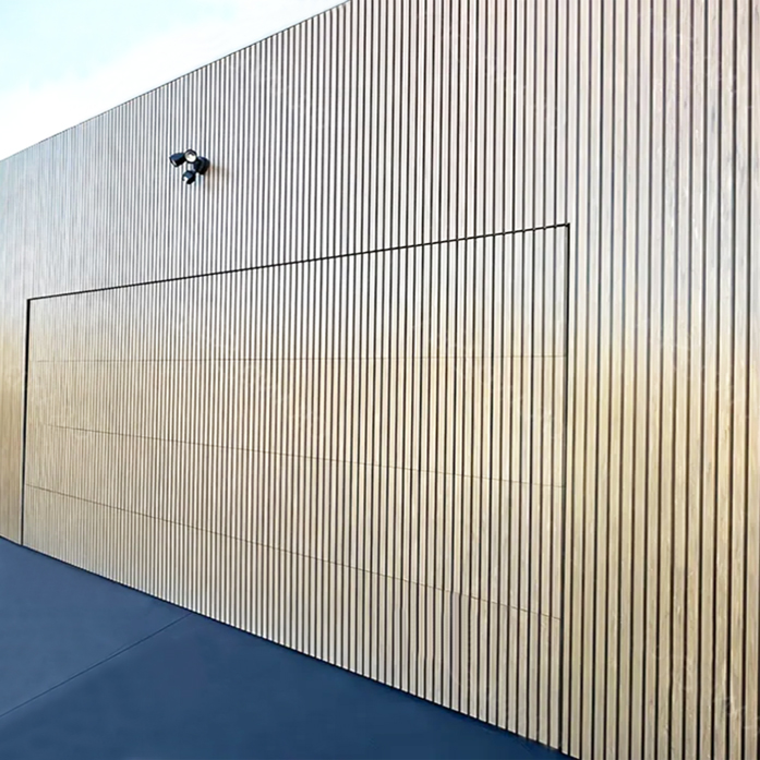 Aluminum sectional garage door|Aluminum grille sectional garage door| flush mount garage door|Grille Decobatten Fence Cladding Overhead Garage Doors