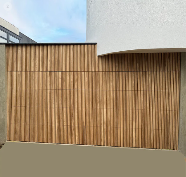 Aluminum sectional garage door|Aluminum grille sectional garage door| flush mount garage door|Grille Decobatten Fence Cladding Overhead Garage Doors
