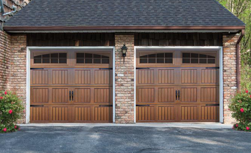wood garage door