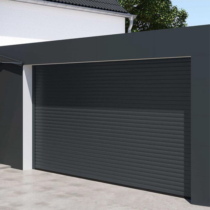 Motorized Automatic Aluminum Alloy Insulated Roller Overhead Garage door Manufacturer in Guangzhou