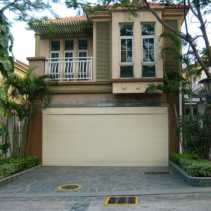 Low Price Customized Aluminum Alloy Insulated Roller Garage door with remote control and motorized