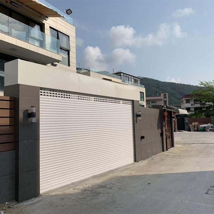 Low Price Customized Aluminum Alloy Insulated Roller Garage door with remote control and motorized