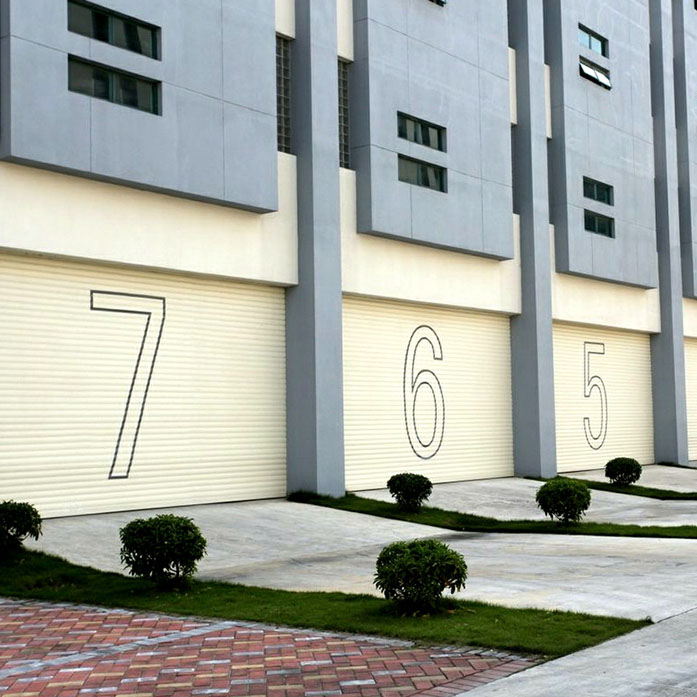 Motorized Automatic Aluminum Alloy Insulated Roller Overhead Garage door Manufacturer in Guangzhou