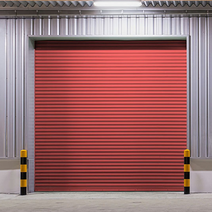 Industrial / Commercial / Residential Automatic Galvanized Steel Roller Shutter Electronic Steel Rolling door Automatic Steel Roll up Door Garage Door Industrial Door