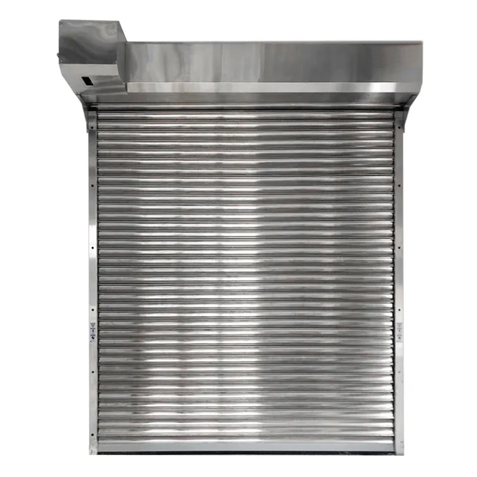 Heat Prevention Wind and rust resistant High Performance Roller Shutter Stainless Steel Shutter Door