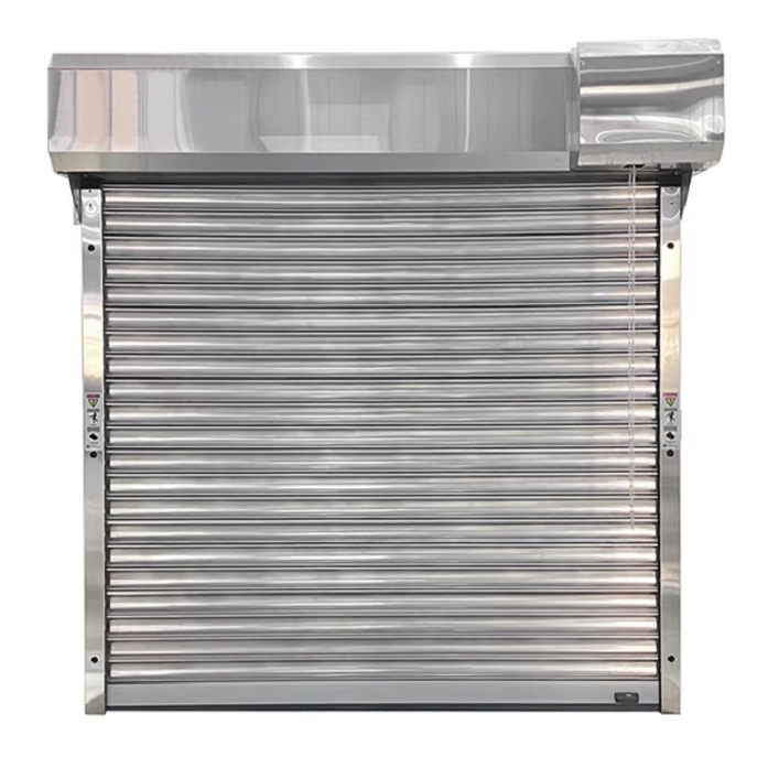 Heat Prevention Wind and rust resistant High Performance Roller Shutter Stainless Steel Shutter Door