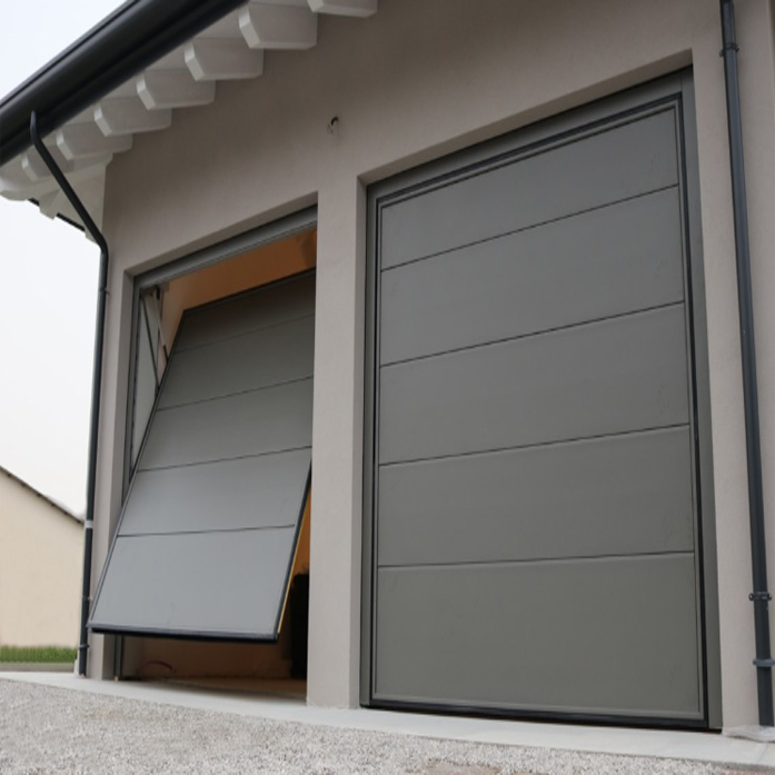 Tilt up Aluminum sectional garage door|Lift up Aluminum grille sectional garage door| flush mount overhead garage door|flip up Garage Doors| tilting garage door